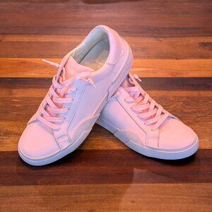 Dolce Vita Zina 360 Leather Sneakers w/ 2" Lift Insoles - Pink - Like New